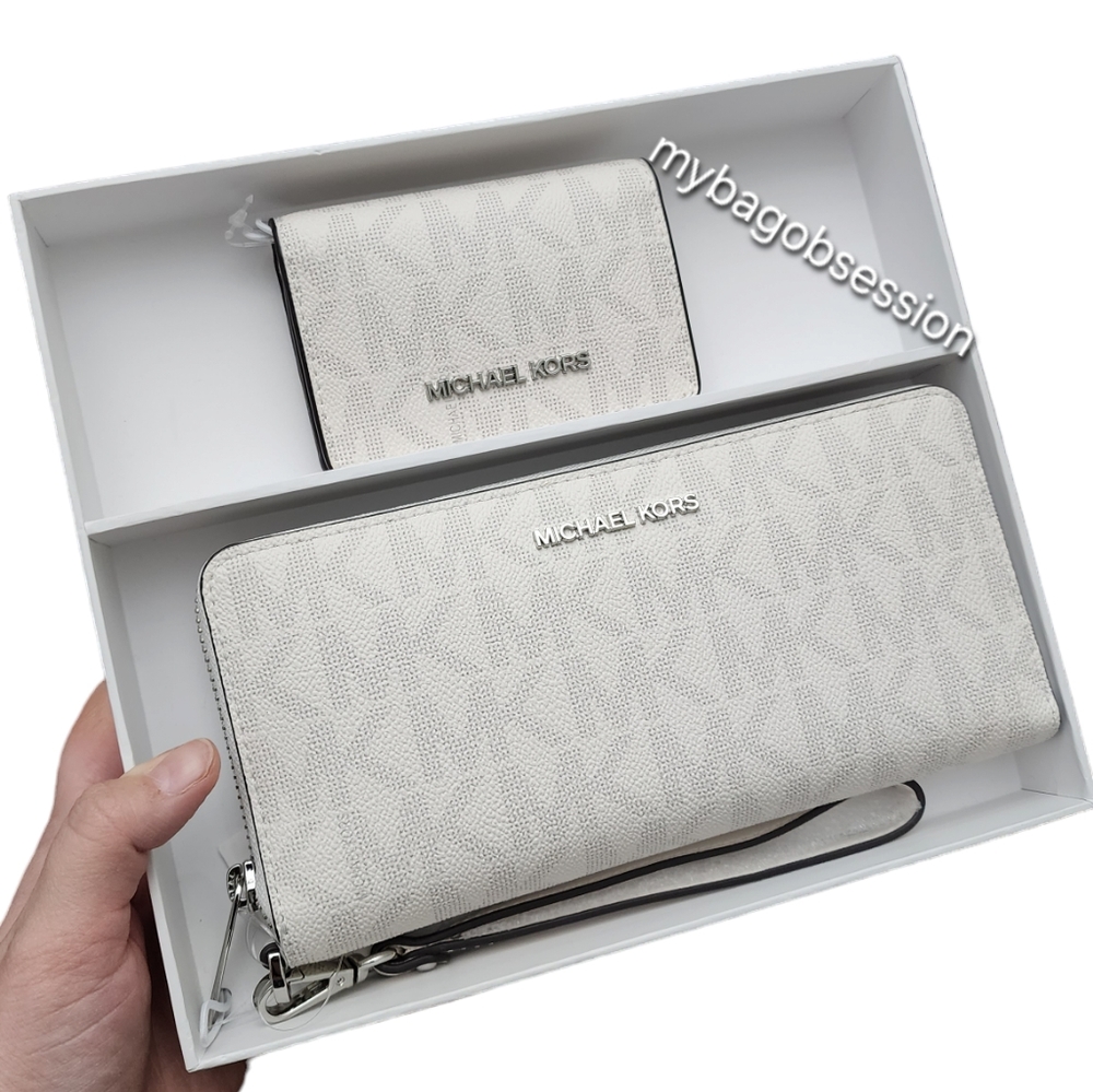 Michael Kors Jet Set Logo Giftboxed SET White